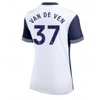 Tottenham Hotspur Micky van de Ven #37 Replica Home Shirt Ladies 2024-25 Short Sleeve